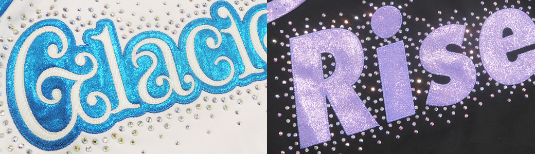 ワッペン風ファブリックマーク例